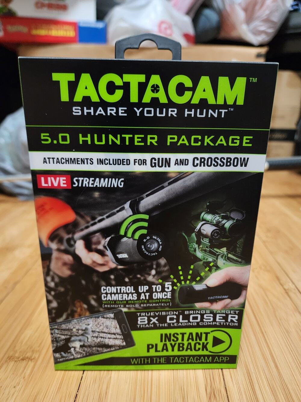 (SEALED) Tactacam 5.0 Hunter Package Wide Lens Ultra HD Action Camera Bundle NEW